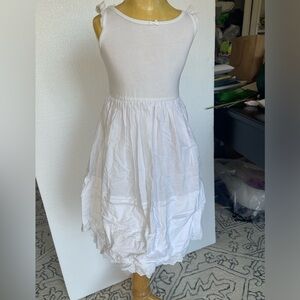 RALPH LAUREN Girls Sleeveless Seersucker Baby Blue Fit and Flare Dress Size 4/4T